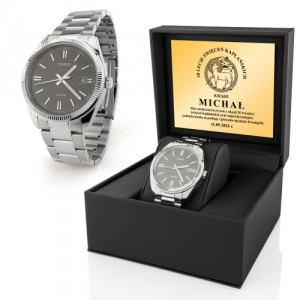 Zegarek męski Casio MTP-1302D-1A1 na 20-lecie święceń z dedykacją