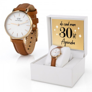 Zegarek damski Daniel Wellington DW00100228 na 30 urodziny z grawerem