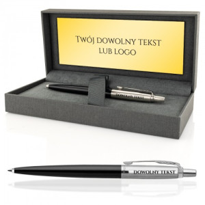 Parker Jotter Czarny z Grawerem - Elegancki Długopis na Prezent w Etui
