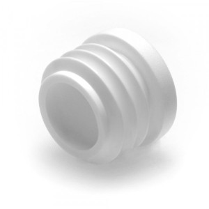 Runde Stopfen weiss 20 mm