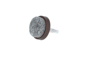 Filzgleiter mit Nagel braun 20 mm