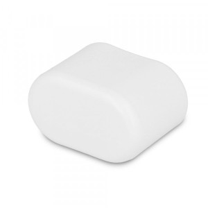 Fusskappen oval 30 x 15 mm weiss