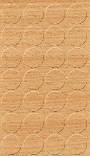 Abdeckkappen Buche 20 mm