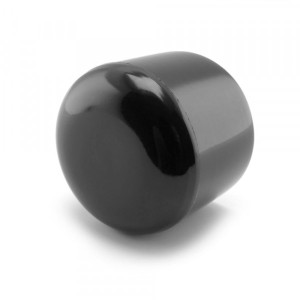 Runde Kappen schwarz 34 mm