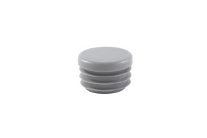 Runde Stopfen grau 14 mm