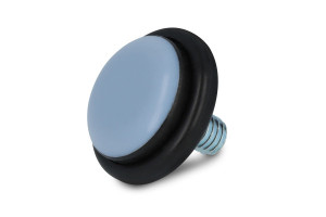 PTFE Gewindegleiter M6 Ø 23 mm Länge 8 mm