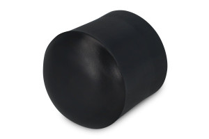 Fusskappen rund 15 mm schwarz