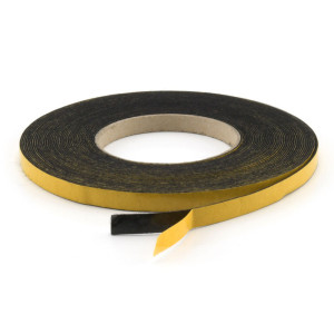 Filzband 1 mm selbstklebend 8 mm dunkel
