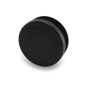 Runde Stopfen schwarz 51 mm