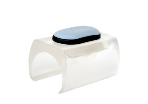 Klemmgleiter Teflon transparent
