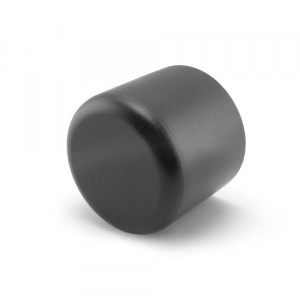 Runde Kappen schwarz 30 mm