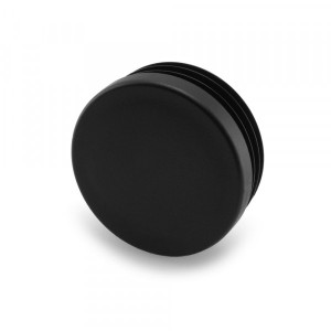 Runde Stopfen schwarz 41 mm