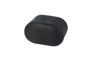 Fusskappen oval 36 x 18 mm schwarz