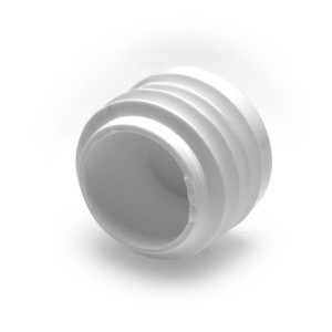Runde Stopfen weiss 28 mm