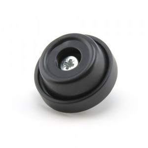 Schraubstopper 28 mm schwarz