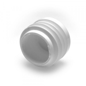 Runde Stopfen weiss 25 mm