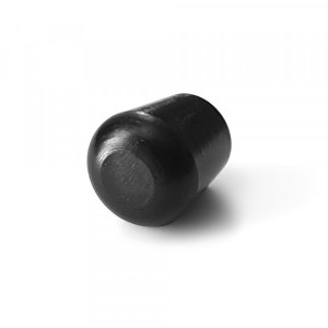 Runde Kappen schwarz 5 mm