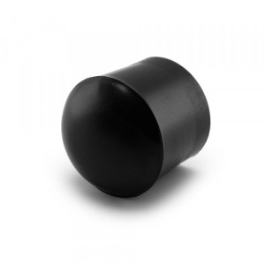 Runde Kappen schwarz 14 mm