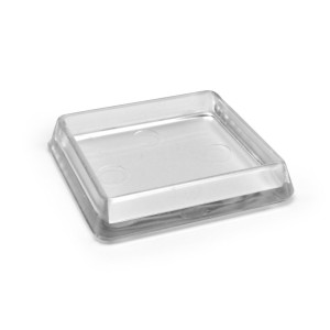 Möbeluntersetzer transparent eckig
