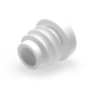 Runde Stopfen weiss 18 mm