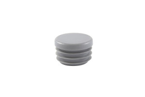 Runde Stopfen grau 34 mm