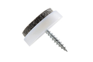 Filzgleiter Schraube weiss 24 mm