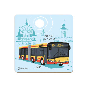 Podkładka pod kubek Łódź Autobus Solaris Urbino 18