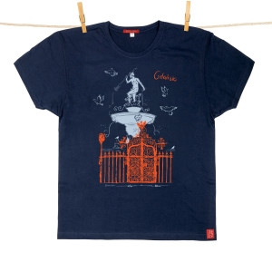 Tshirt Męski Gdańsk Neptun granatowy XS