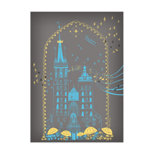Plakat A4 Kraków Kościół Mariacki