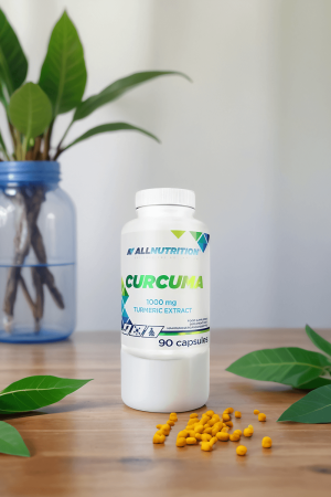 ALLNUTRITION Gurkemeie Kapsler 1000 Mg – Curcuma Longa, 90 Stk