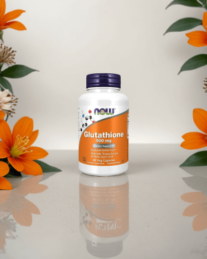 NOW Glutation 500 Mg Med Melketistel – 60 Vegkapsler