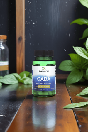 SWANSON Gaba-250mg-60 Kapsler