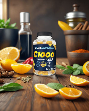 ALLNUTRITION Vitamin C 1000 Mg Sr – Sustained Release Med Bioflavonoider – 120 Kapsler