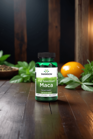 SWANSON Maca Rot 500 Mg Full Spectrum – 100 Vegkapsler