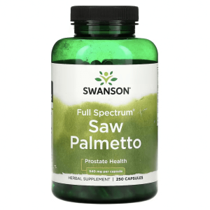 SWANSON Saw Palmetto 540 Mg Full Spectrum – 250 Vegkapsler