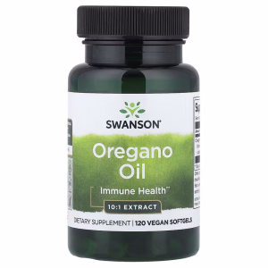 SWANSON Oregano Olje 150 Mg 10:1 Ekstrakt – 120 Vegkapsler
