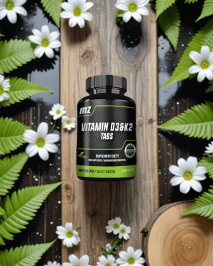 MZ Vitamin D3 50 Μg Og K2 Mk-7 50 Μg – 180 Tabletter