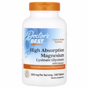 Doctor's Best Magnesium Glycinat 100 Mg – 240 Tabletter