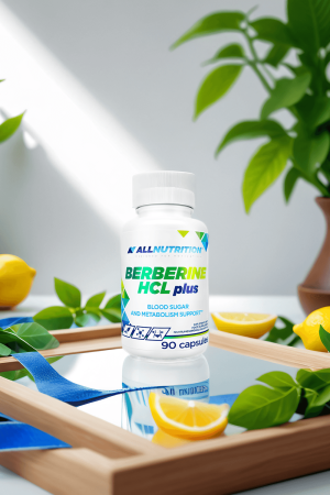 ALLNUTRITION Berberine Hcl Plus Blodsukker 7 Ingredienser – 90 Kapsler