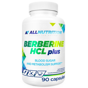 ALLNUTRITION Berberine Hcl Plus Blodsukker 7 Ingredienser – 90 Kapsler