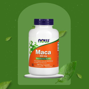 NOW Maca 500 Mg Kapsler   250 Stk (Vegkapsler)