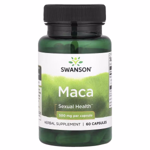 SWANSON Maca Rotekstrakt Kapsler Adaptogen 4:1 – 60 Vegkaps