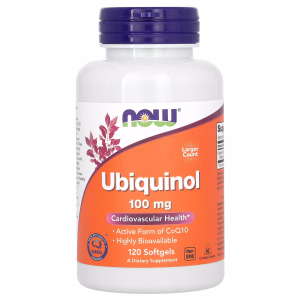 NOW Bioaktiv Ubiquinol 100 Mg - 120 Softgels