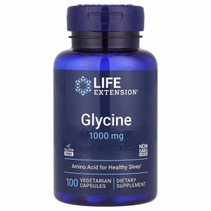 Life Extension Glycin Tilskudd 1000 Mg - For Bedre Søvnkvalitet