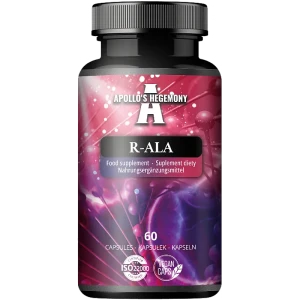 Apollo's Hegemony R-Alfa-Liponsyre Tilskudd Antioksidant Kapsler 200mg -60 Stk