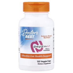 Doctor's Best Zinc L-Carnosine Pepzin Gi 75 Mg Chelat – 120 Vegkapsler