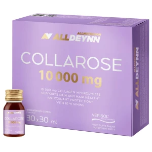 ALLNUTRITION Collarose Beauty Shot – Flytende Kollagen For Huden 10 000 Mg, 30 X 30 Ml
