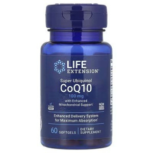 Life Extension Ubiquinol Coq10 Med Shilajit 100 Mg – 60 Softgels