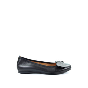 Damskie baleriny czarne Gabor 64.125.27