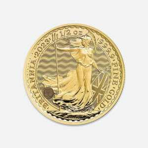 Złota moneta Britannia 1/2 uncji